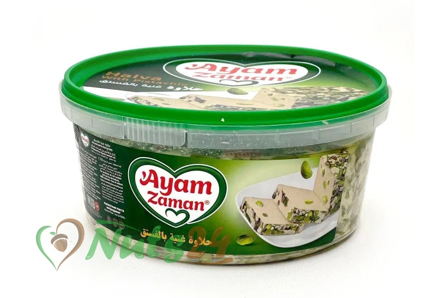 Халва кунжутная с фисташкой Ayam Zaman, 200 гр